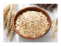 Breakfast cereal whole oats pure natural organic healthy rolled oats flake
