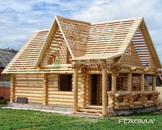 Дома из бревна оцилиндрованного