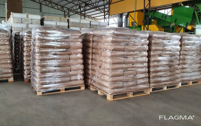 EN plus-A1 6mm/8mm Fir, Pine, Beech wood pellets in 15kg bags | flagma