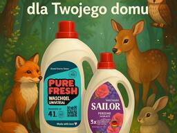 Fabricant européen de lessives Mega Wash, Sailor Pure Fresh | Private Label, Export, Gro