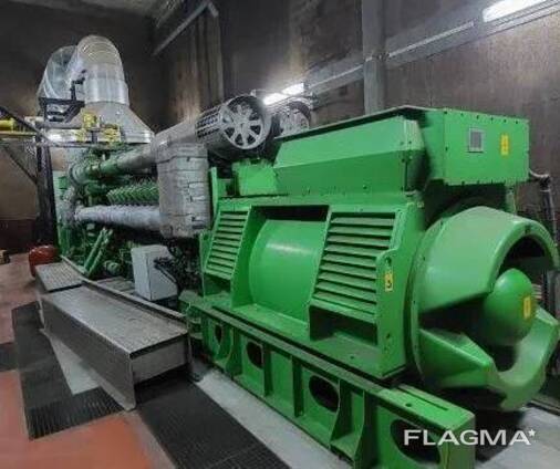 GPA Jenbacher JGS 620/612 d'occasion, 4 MW. 2014, gaz de pyrolyse