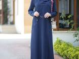 Хиджабы джинсовые высокакачественная ткань - фото 3