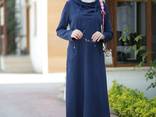 Хиджабы джинсовые высокакачественная ткань - фото 4