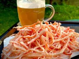 Кальмар стружка со вкусом краба закуска к пиву 100 г