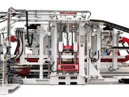 Ligne de production de blocs Hess Multimat RH 1000 d'occasion (1200 m²), fabriquée en 2008
