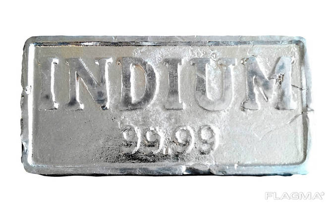 Lingots d'indium | métal indium marque InOO GOST 10297-94