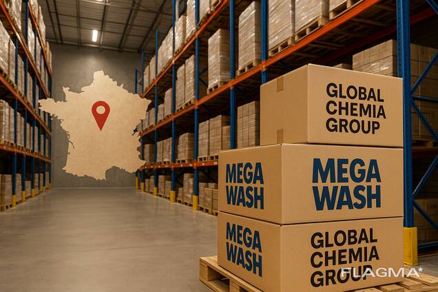 Mega Wash – détergent concentré de Pologne | Global Chemia Group, fabricant et grossiste