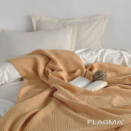 Muslin Throw Blanket 150×200 cm, 4-Layer, 100% Cotton