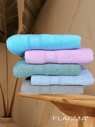 Полотенца махровые бамбуковые велюровые