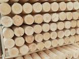 Rounded Pine Poles, diameter - 100mm , length - 3660mm - photo 3