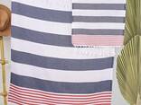 Turkish Peshtemal Beach Towels, American Design, 100% Cotton, 100 x 180 cm - photo 1