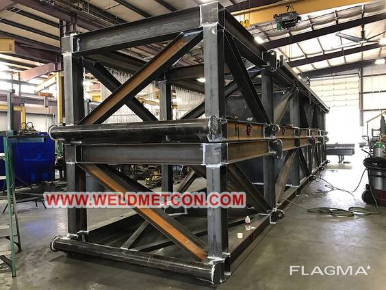 Welded steel structures, pipe steel structures / weldmetcon. com /